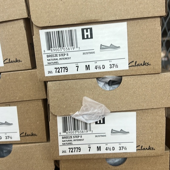 Clark’s Breeze Step II Natural Interest Slip on Metallic Sparkle Sneakers - Picture 7 of 7